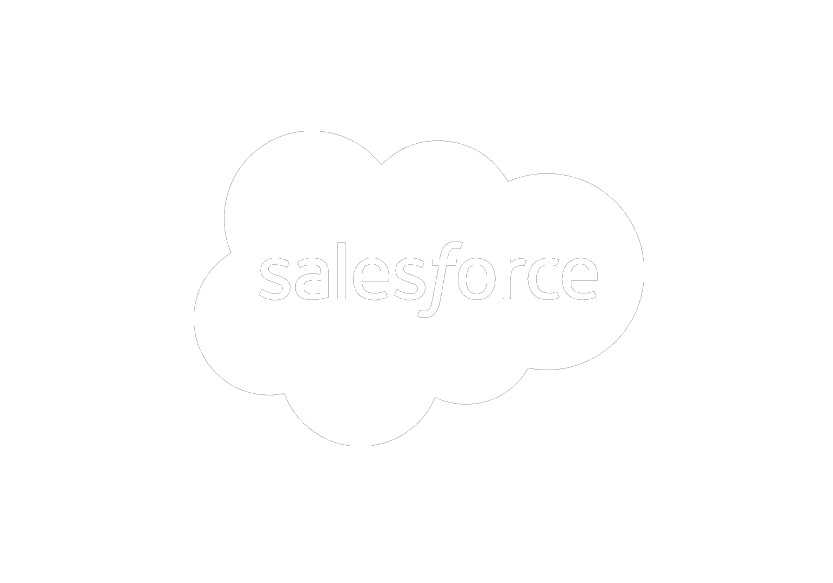 salesforce logo white s