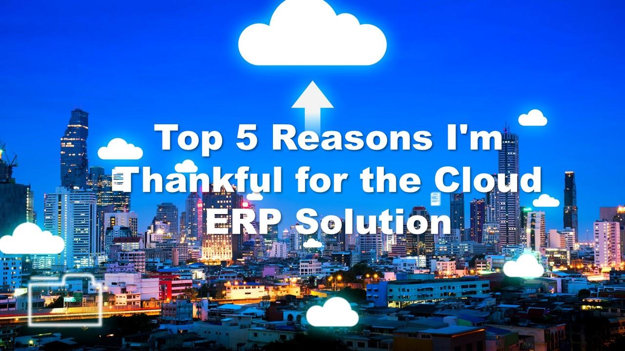 Cloud ERP Solution