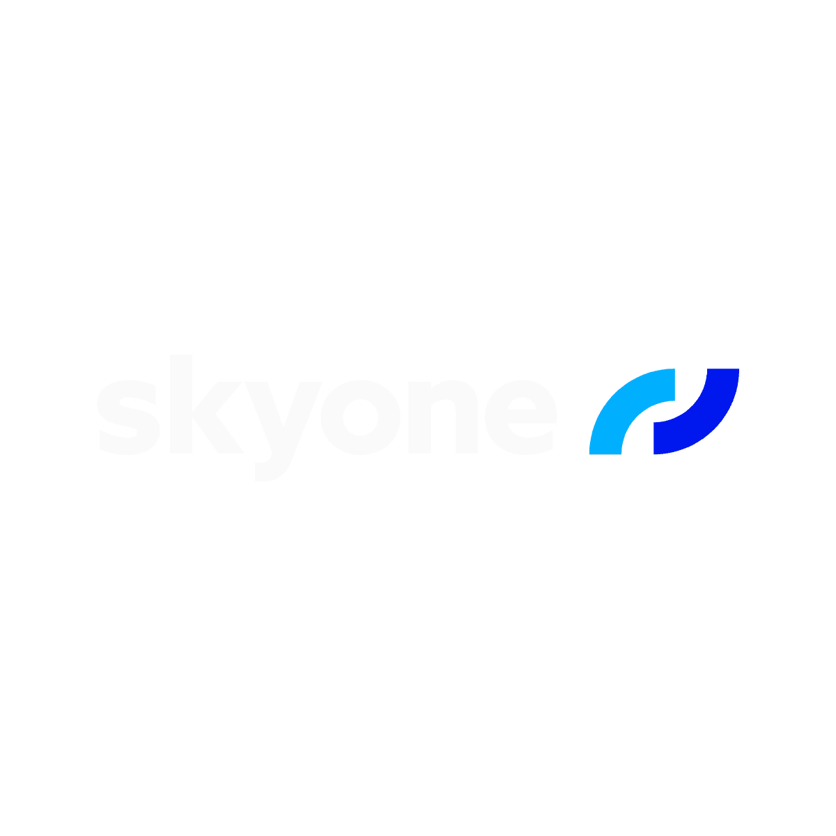 Skyone Solutions white logo